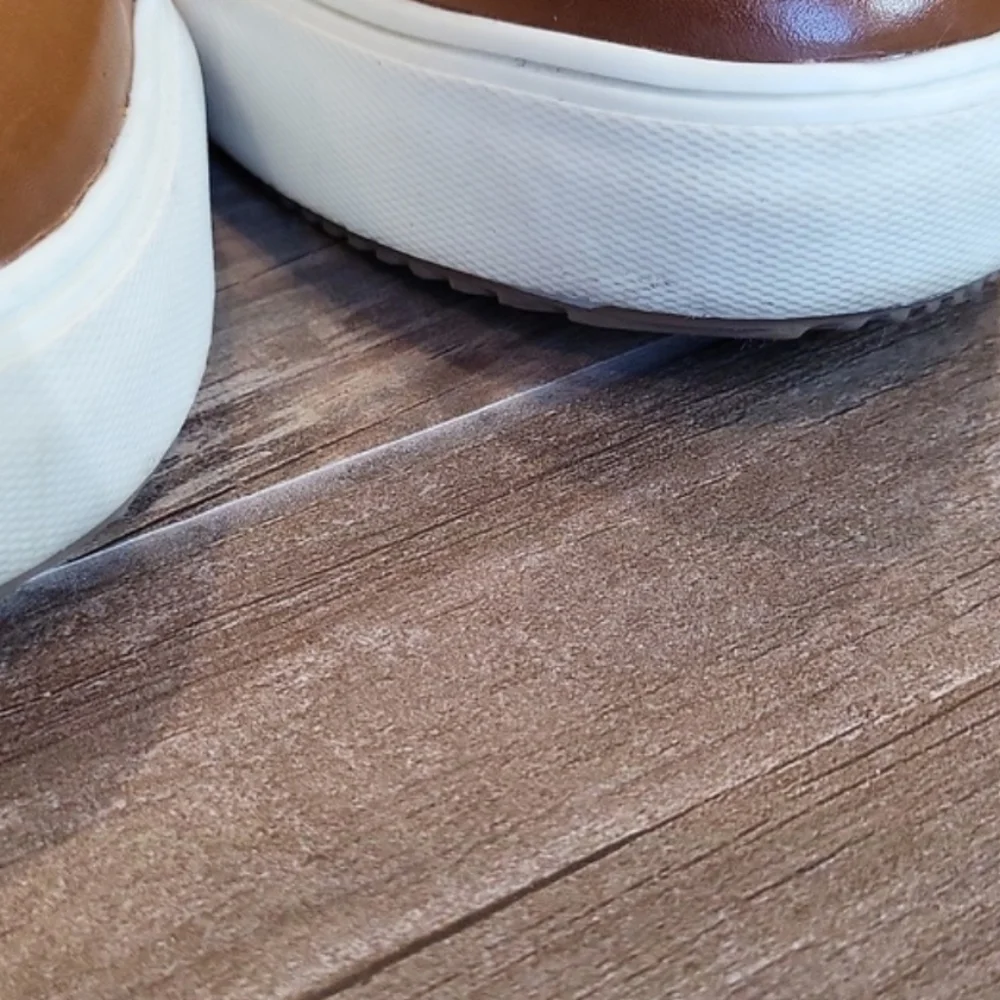 Jousen Leather High-Top Dress Sneakers, Size 8 - Picture 12 of 15